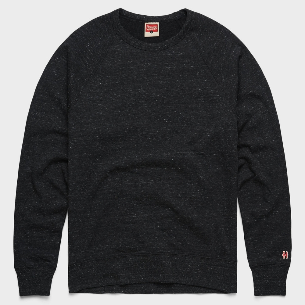 Homage Go-To Crewneck, Charcoal